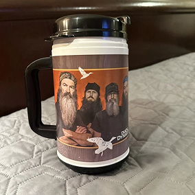 Duck Dynasty Talking Thermal Mug